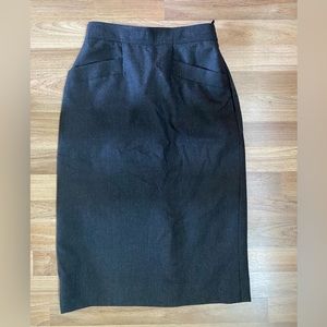 Windsor Vintage Wool Pencil Skirt Size 4 US